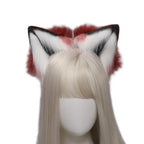 Handmade Faux Fur Fox Ears & Tail Cosplay Headband