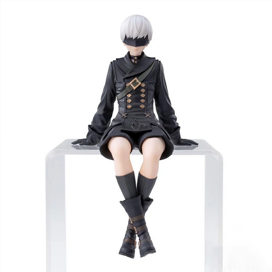 Nier Automata 2B A2 9S Sitting Position Game Figure Mechanical Lifeform Statue Collection Desktop Decoration  Toys Gifts SS69