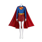 Supergirl Cosplay Costume Set with Jumpsuit, Cape, and Belt