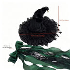 Fashion Halloween Witch Hat Gothic Dark Wizard Cap Lolita Cosplay Accessories Costume Headwear Party Photo Prop Festival Gift