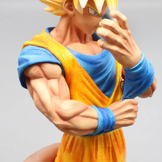 32cm Dragon Ball Z Son Goku Vegeta Anime Action Figures Super Saiyan Pvc Collection Model Doll Statue 2pcs/set Toy For Kids Gift SS69
