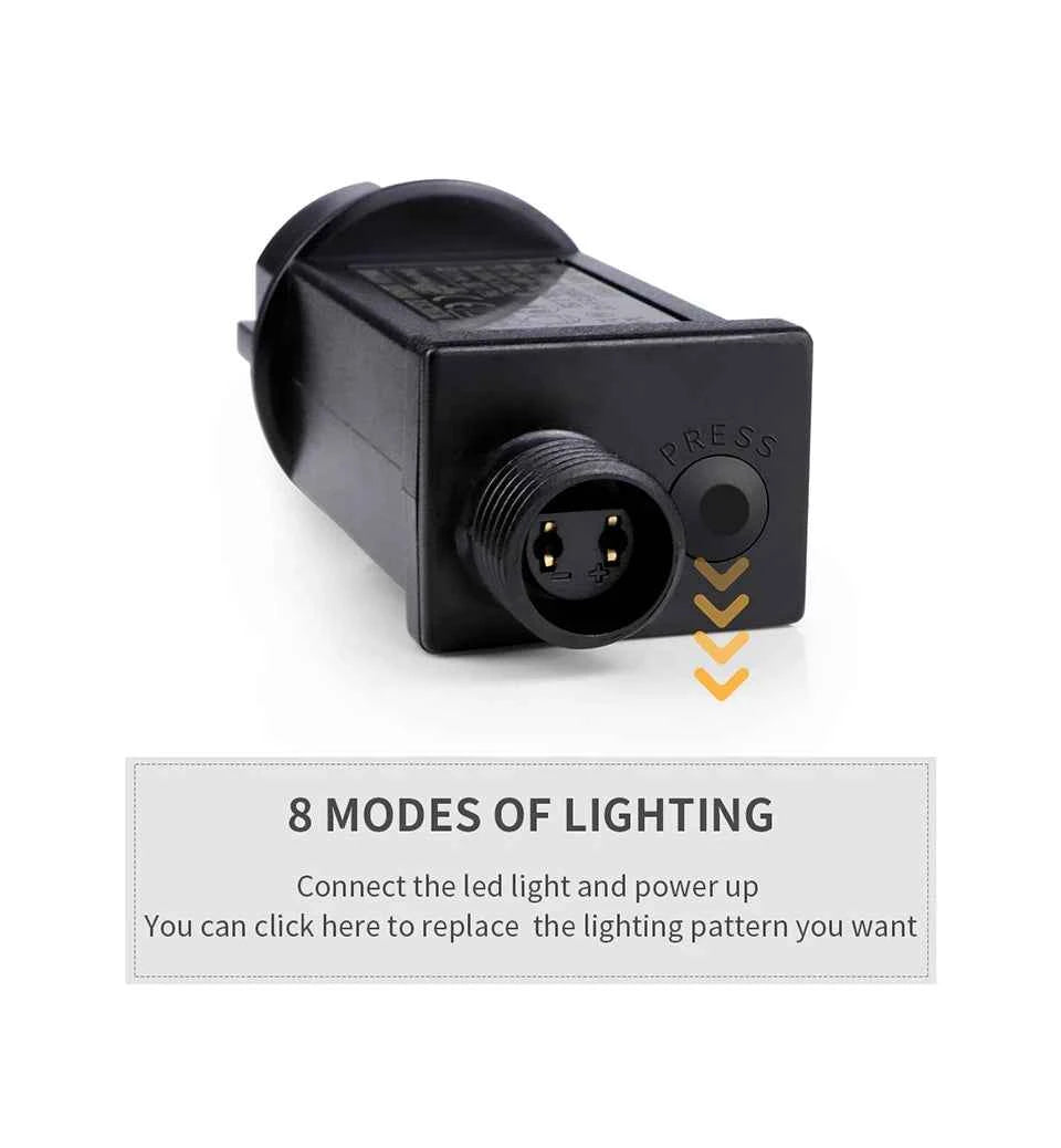 Christmas Decor Lights for Home Village 2024 24V LED String 20m 30m Fairy Garland for Chrismas Tree Country Yard Garden Wedding