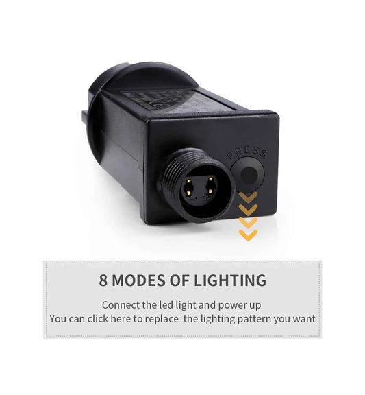 Christmas Decor Lights for Home Village 2024 24V LED String 20m 30m Fairy Garland for Chrismas Tree Country Yard Garden Wedding