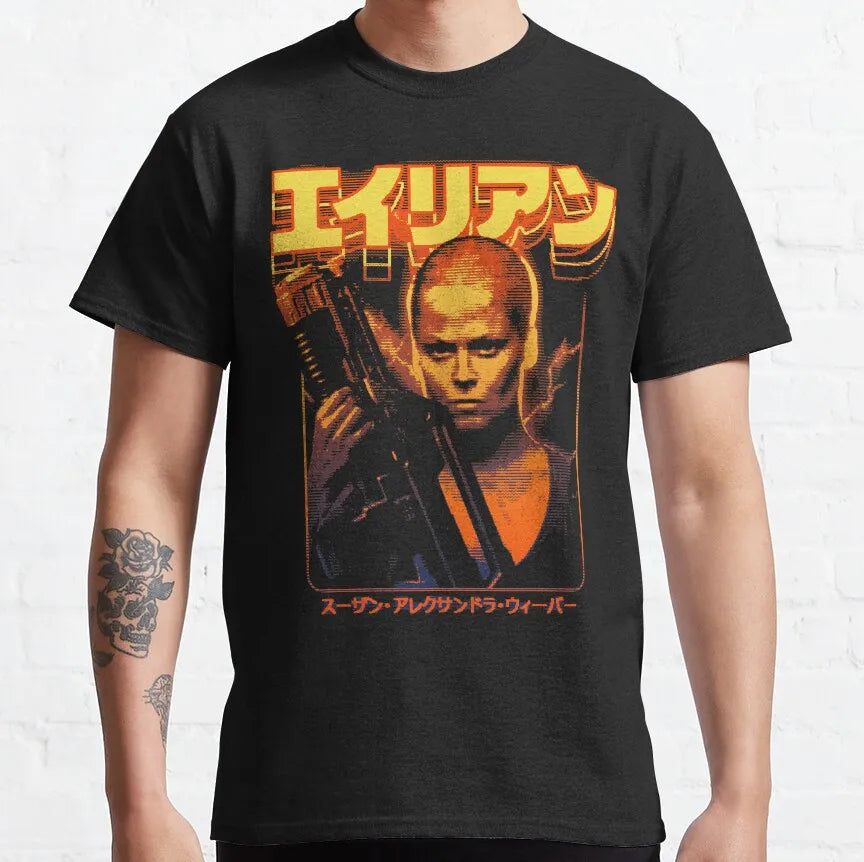 CHAMPRINT Ellen Ripley Graphic T-Shirt | 100% Cotton