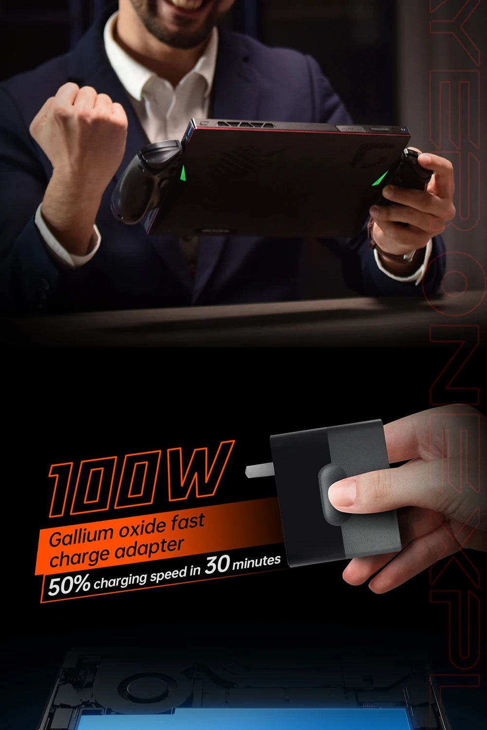 OneXPlayer X1 PRO AMD Ryzen AI 9 HX 370 /8840U PC Game Console 3 IN 1 Laptop Tablet 10.95 Inch 120 Hz AI CPU Computer Controller SS69