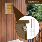 Wooden Wall Key Holder Cabinet with 6 Hooks