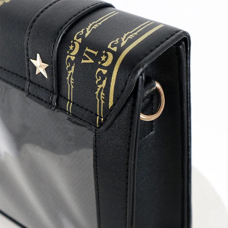SS69 Harajuku Vintage Shoulder Bag, Y2K Gothic Square Messenger Tote