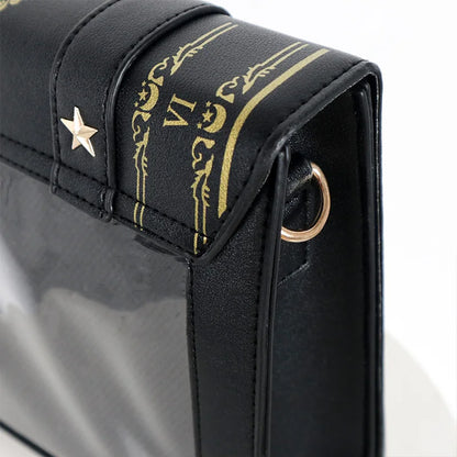 SS69 Harajuku Vintage Shoulder Bag, Y2K Gothic Square Messenger Tote