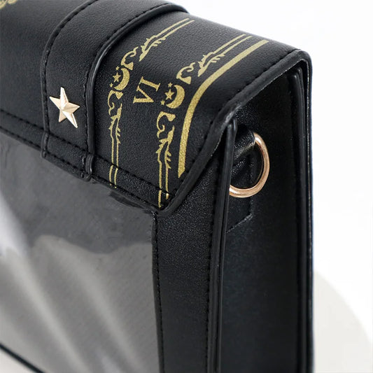SS69 Harajuku Vintage Shoulder Bag, Y2K Gothic Square Messenger Tote