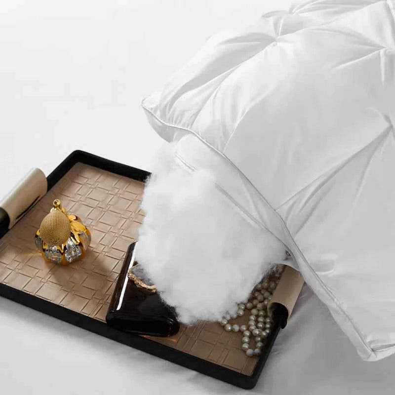 2-Piece Sleep Pillow Set, Soft Supportive Bed Pillows, Suitable for Back, Stomach, or Side Sleeping Luxury Hotel Pillows