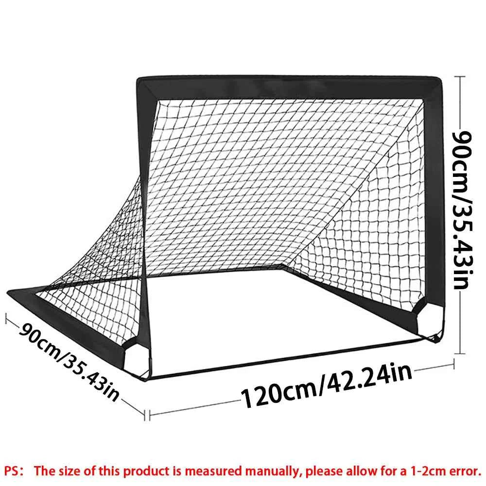 1pcs Football Goal for Garden Football Net Pop Up Goals Set Soccer Goal Net for Backyard Birthday Gift for Soccer Training ﻿
