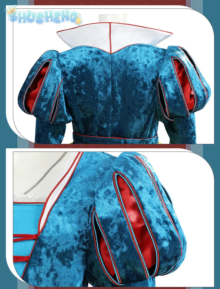 New Movies of 2025 Snow White cosplay Costume Adult and Child Sizes Fairy Tale Sweet Princess Dress Halloween Ball Woman Uniform - SS69