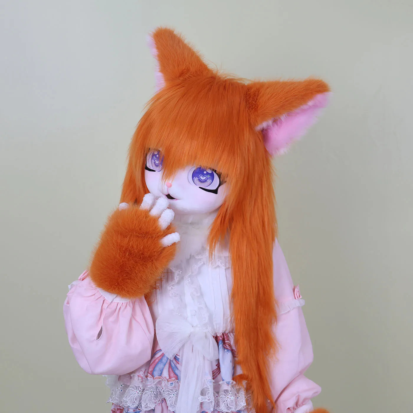 Furry Kigurumi Animal Cosplay Mask - Polyester Costume Head