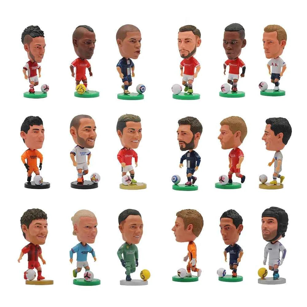6.5cm HAALAND MODRIC RONALDO YAMAL 2.5in Team Activity Doll Toy Figurine