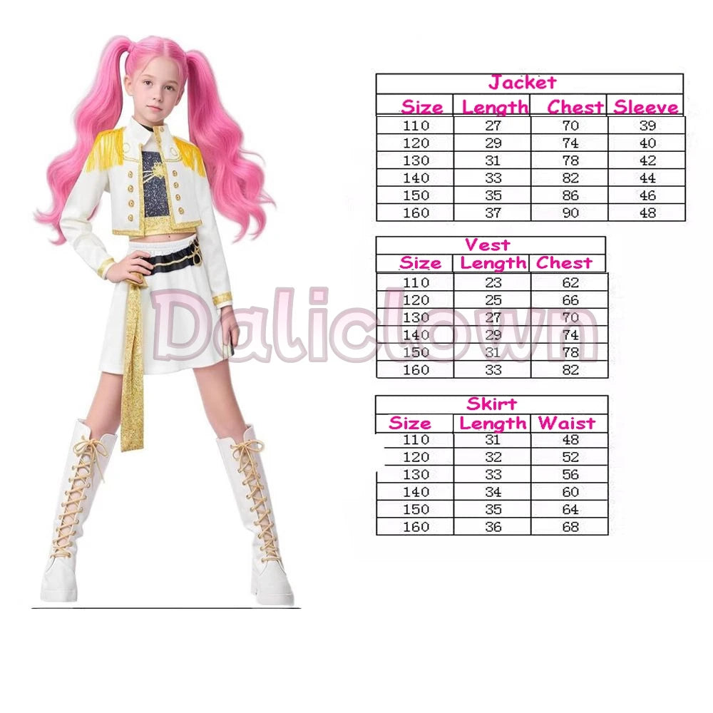 Daliclown Kids Anime Idol Singer Cosplay Costume
