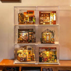 Robotime Rolife Becka's Baking House 3D Puzzle DIY Miniature Dollhouse Kit Amazing Gift for Children DG161