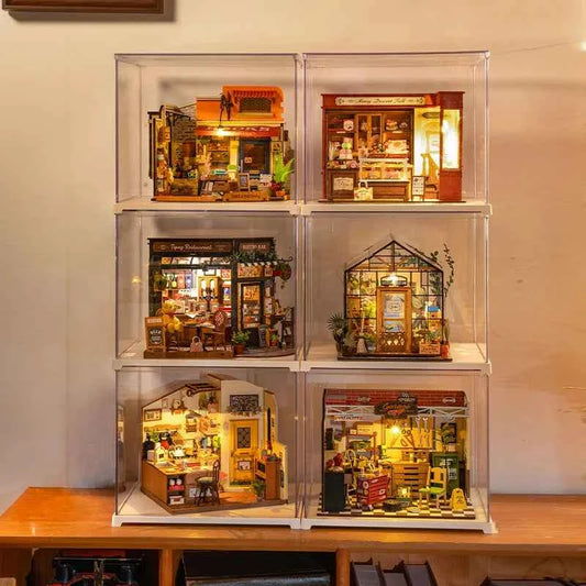 Robotime Rolife Becka's Baking House 3D Puzzle DIY Miniature Dollhouse Kit Amazing Gift for Children DG161