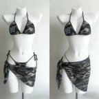 YUNZHAOLUCN Women's High Waist 4-Piece Bikini Set