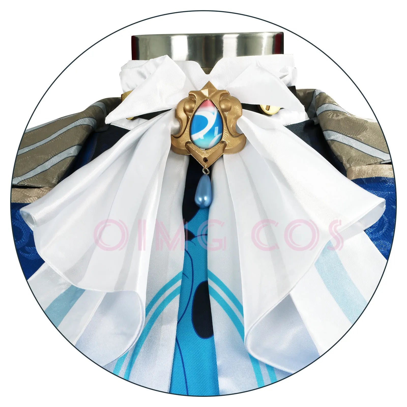 Genshin Impact Neuvillette Cosplay Costume Adult Carnival Uniform Wig Anime Halloween Party Costumes Masquerade Women Game