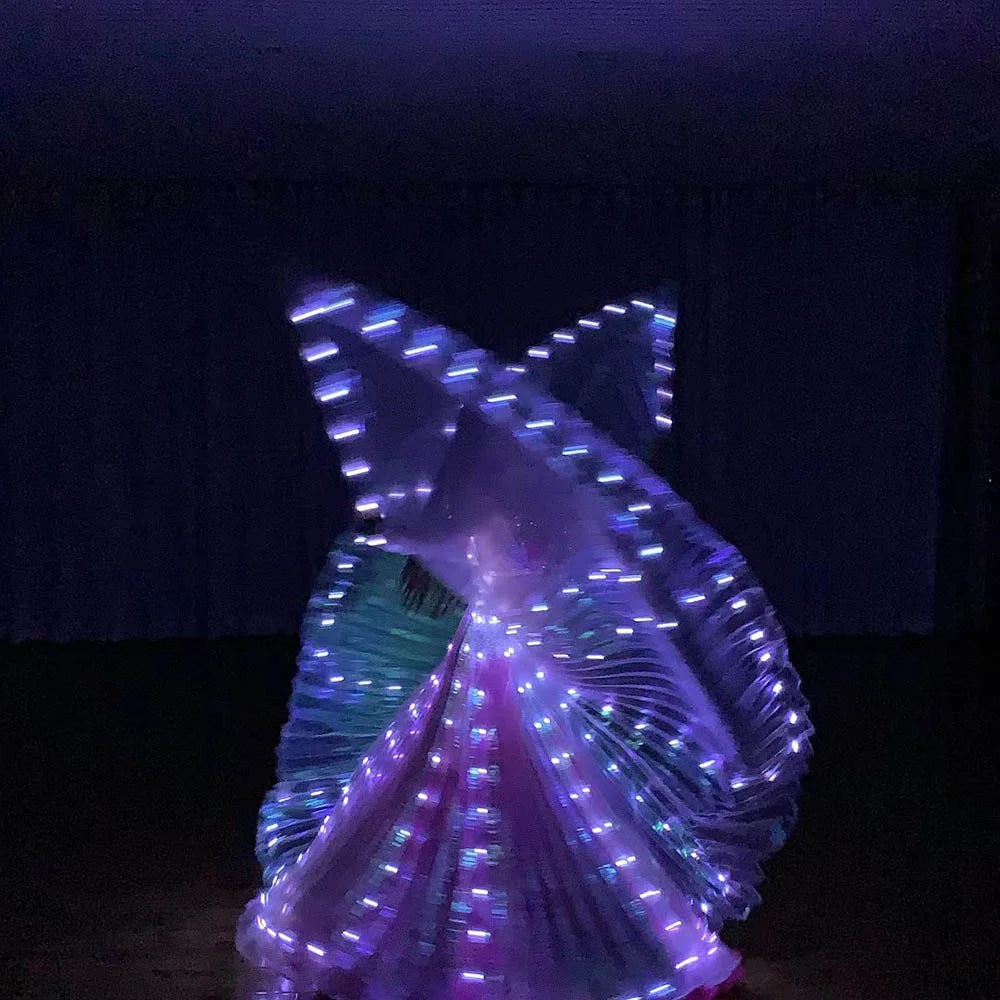 LED Isis Wings for Belly Dance & Performance