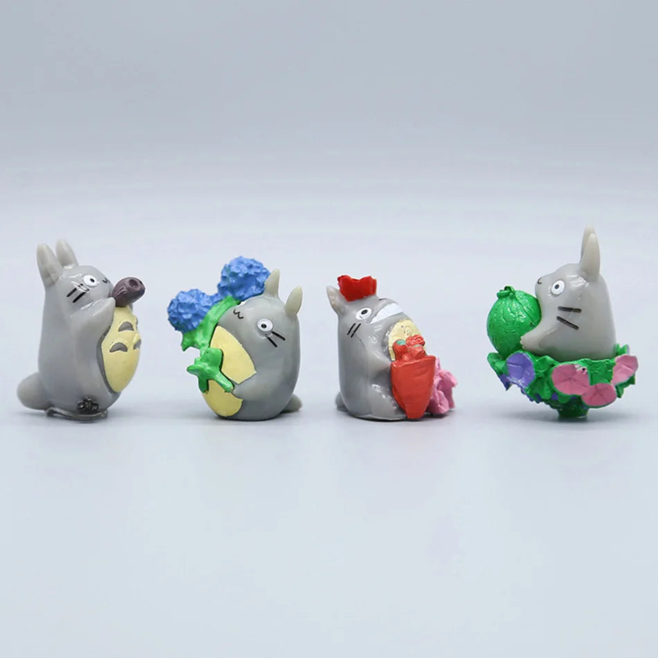 Totoro Mini Figure PVC 1-3cm Anime Micro Landscape Ornament