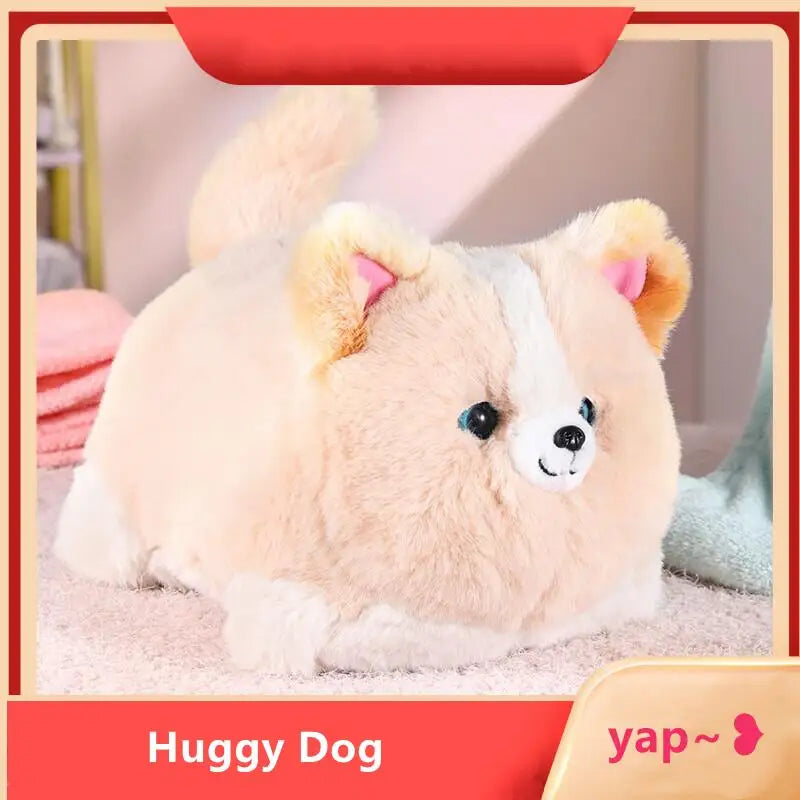 Simulation Electric Plush Toys Cute Cat Dog Interactive Kids Huggy Pets Speak Electronic Accompanied Toy Children Gifts Birthday