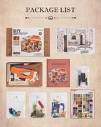 Robotime Rolife Becka's Baking House 3D Puzzle DIY Miniature Dollhouse Kit Amazing Gift for Children DG161