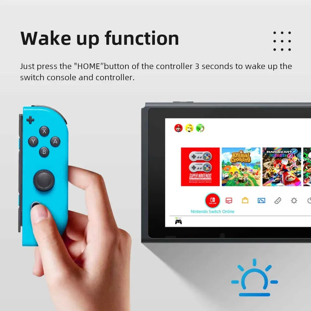 Joycons Gamepad For Nintendo Switch/Ios/Android/Pc Bluetooth Wireless Controller Joystick With Trubo Video Game Consoles SS69