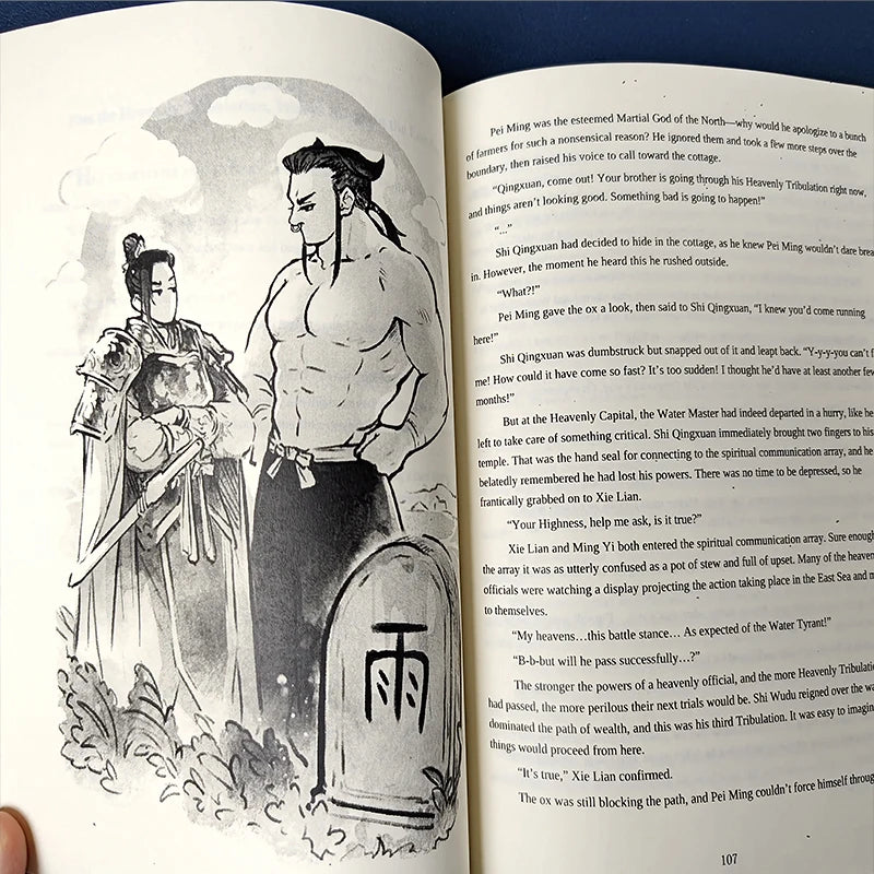 Vol.1-8 Tian Guan Ci Fu manga books in English Novel heaven official's blessings book Comic Book 1/2/4 book optionall SS69