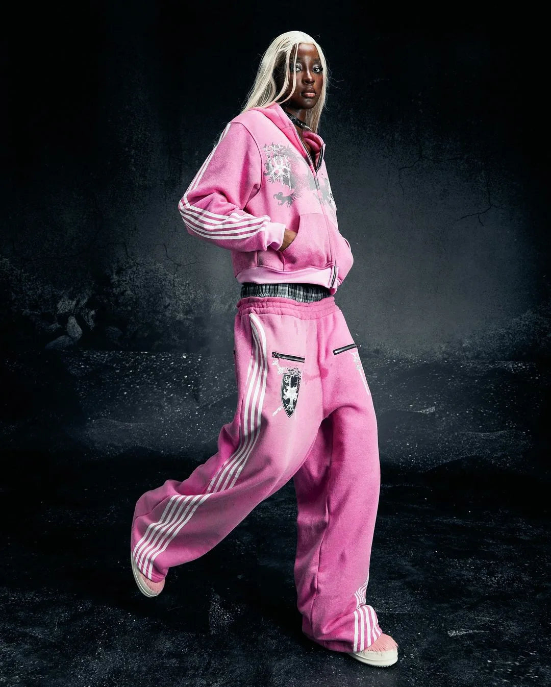 Winter Street Trendsetters Wear Long Sleeved Hoodies, Dark Gothic High Street Printed Clothes, Streetwear Oversized Sweatshirts SS69