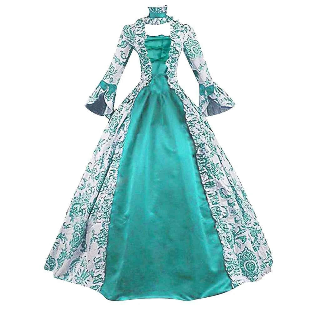 For Costume Event Retro Costume Dress Renaissance Dress Theatrical Performance M S Historical Gothic Costume For Cosplay