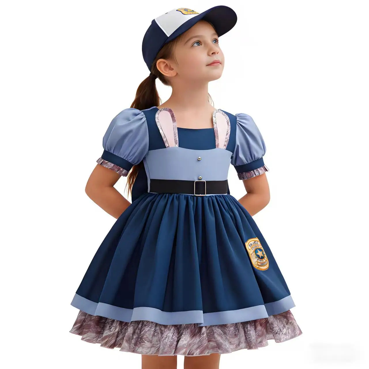 Disney Judy Hopps Zootopia 2 Police Officer Dress for Girls