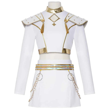 Kids Rumi Zoey Mira Cosplay KPop Demon Hunters Costume Women Girls Black Golden Suit Saja Boys Halloween Role Playing Outfits