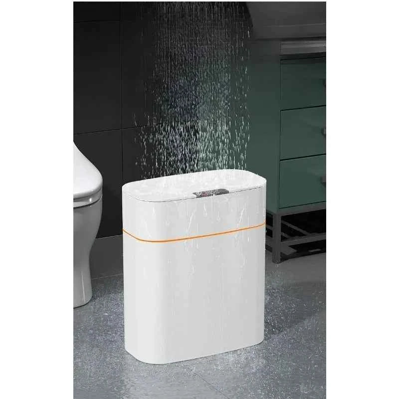 Smart sensor trash can for home use, bedroom with lid, bathroom, anti-odor, bedroom and living room