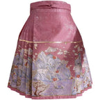 Summer New Short Horse Face Skirt White Short Set Retro Thickened Ming System Improved Han Element Chinese Style Tang Suit