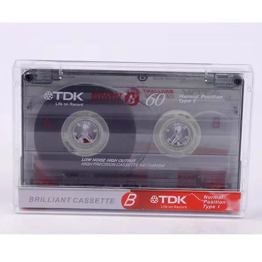Security-Hin 60-Minute Blank Cassette Tapes for Audio Recording, 10-Pack