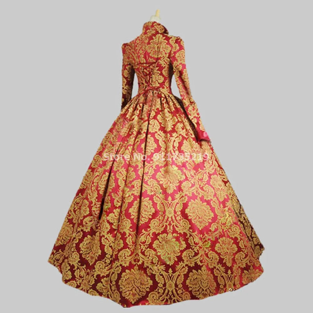 Victorian Masquerade Dresses for Women, Renaissance Dress, 18th Century, Baroque Rococo Marie Antoinette, Historical Clothing SS69