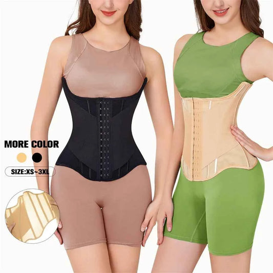 MiiOW U-shaped Waist Trainer Corset Women Buttoned Shapers Breast Lifted Waist Trainer Steel Bone Slimming Breathable Shapewear