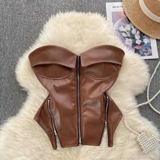 Silver Gold Corsets for Women Steampunk Gothic Corset Bustier with Zipper  Vintage Style Corset Top Burlesque Lingerie