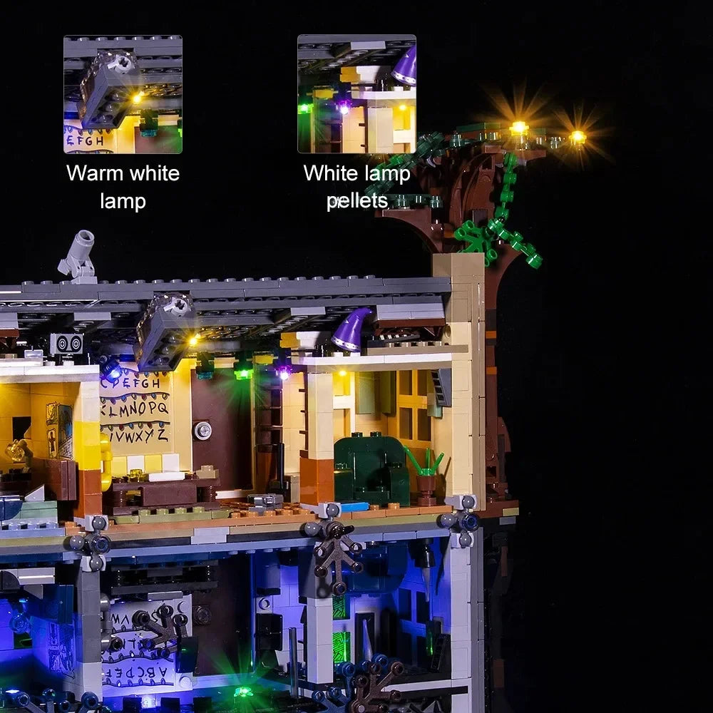Lighting Led Set For LEGO 75810 Stranger Things The Upside Down Movie Not Include Building Blocks(Only Led Light Kit) SS69