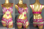Sexy Girl Belly Dance Costume Wear Bar+Belt 2pc Set 10 Colors Ladies Bellydancing Costumes Bellydance Clothes