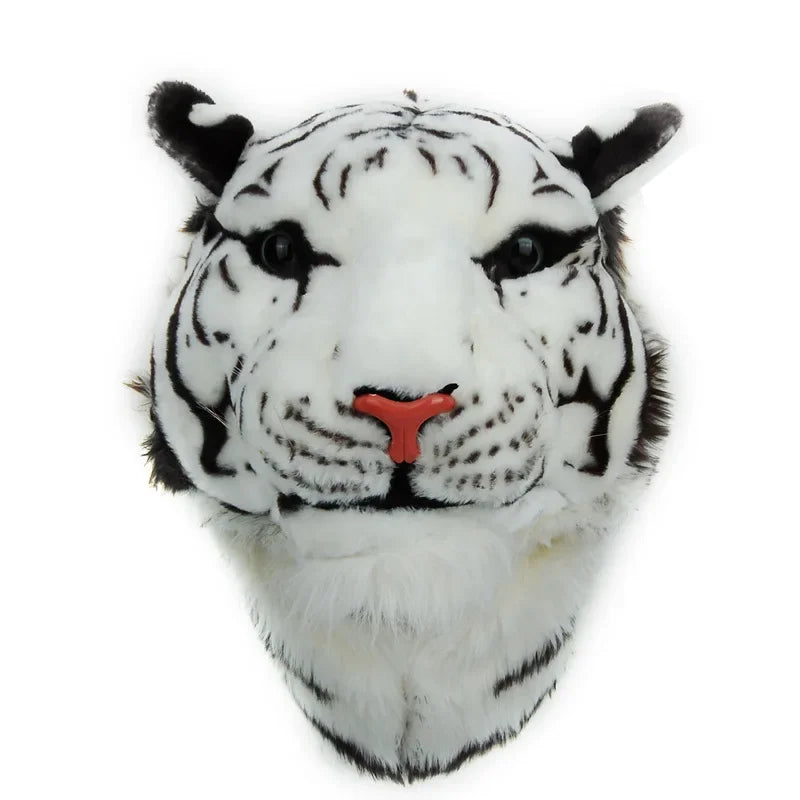 3D Animal Design Backpack for Girl Tiger Lion Leopard Panda Fur School Bags Women Chain Clutch Crossbody Shoulder Bags Purse