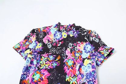 Nibber Sporty Backless Jumpsuit Women Peach Buttocks Fitness Shorts Sleeve Summer Trend Street Activity Casual Workout Overalls SS69