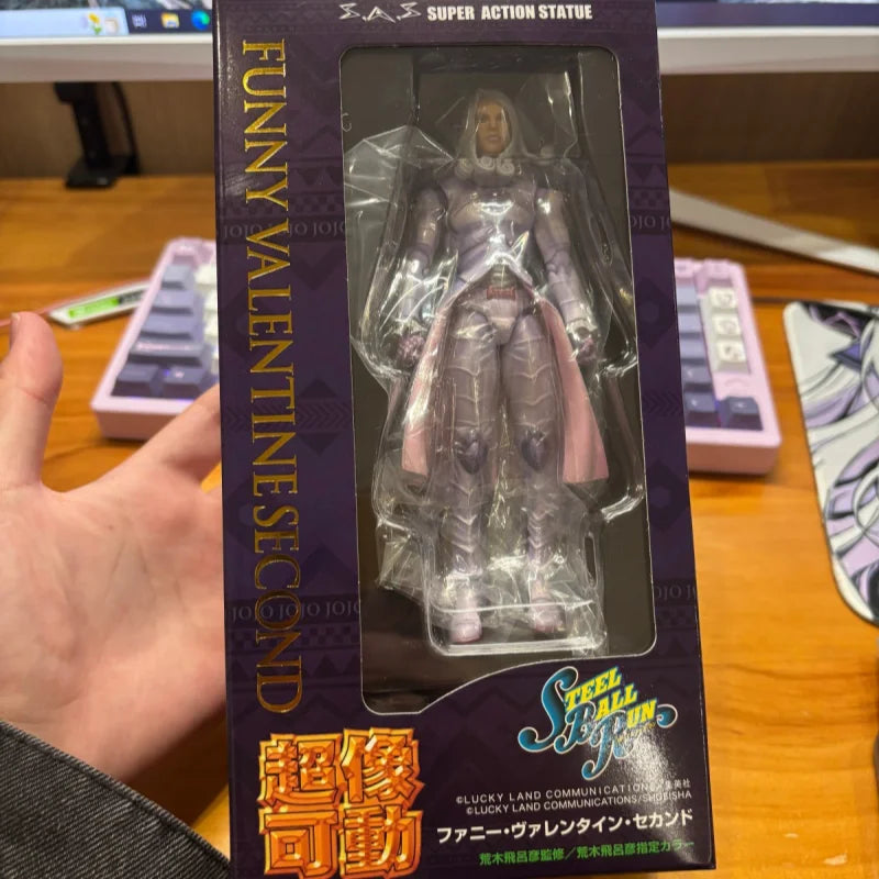JOJO STEEL BALL RUN Funny Valentine Action Figure Medicos Chobitsu Kōdō 100% Original PVC Anime Model Toys Collection Doll Gift
