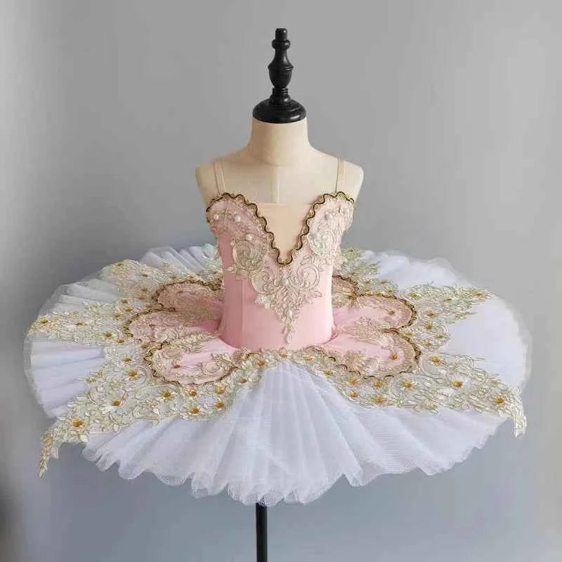 Girls Elegant Tutu, Skirt Ballet Dance Wear Kids Soft  Tutu Balliet Practice Training Stage Performance,Kids Dance Wear,Costume