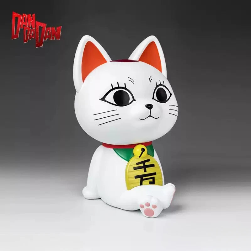 17.5CM Dandadan Piggy Bank Toys Cat Anime Action Figure Cute Home Decor Custom Dolls PVC Model Collection for Kids Birthday Gift SS69