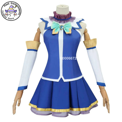 Anime KonoSuba God's Blessing on This Wonderful World  Aqua Megumin Satou Kazuma Cosplay Costumes Men Women Comic Con Outfit