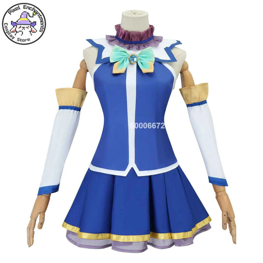Anime KonoSuba God's Blessing on This Wonderful World  Aqua Megumin Satou Kazuma Cosplay Costumes Men Women Comic Con Outfit