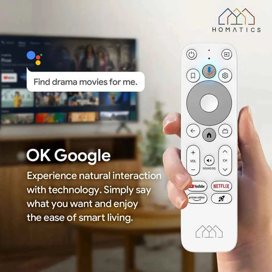 HOMATICS Box R 4K Plus TV Box AndroidTV 14 Netflix Google Certified Amlogic S905X4 4G32G Support DTS Dolby Audio AV1 Wifi6 BT5.0