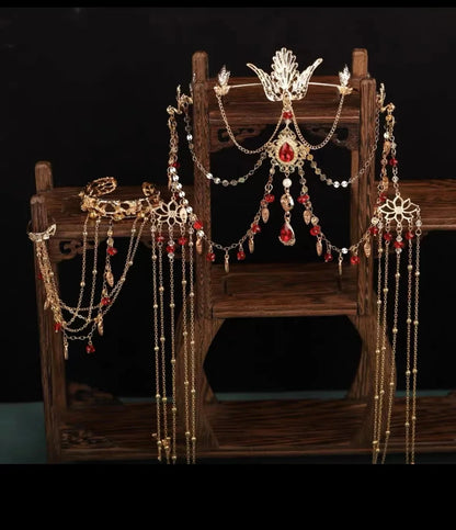 2025 chinese characteristic dunhuang feitian hanfu exotic princess folk dance suit travel photography hanfu clothes+accessories SS69